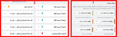 ترتيب الودجات